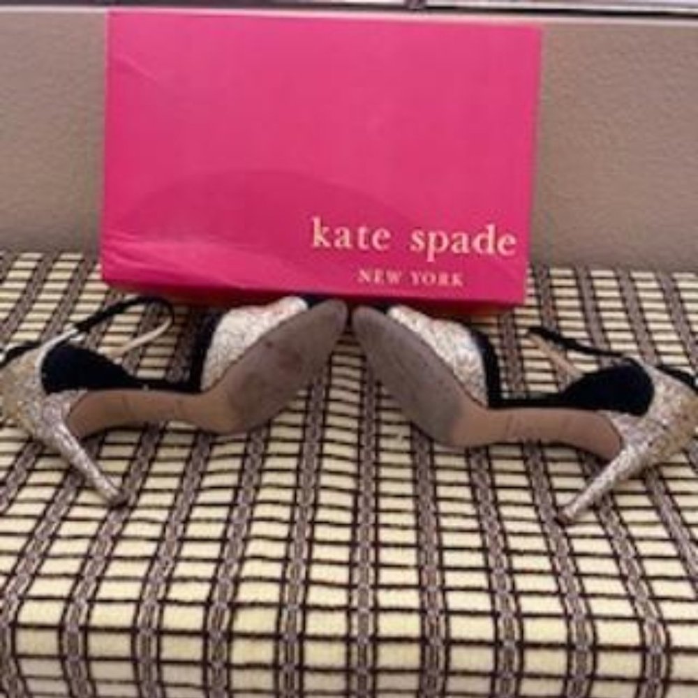 Kate Spade Multi-Color Owl Design Open Toe Heels - image 7